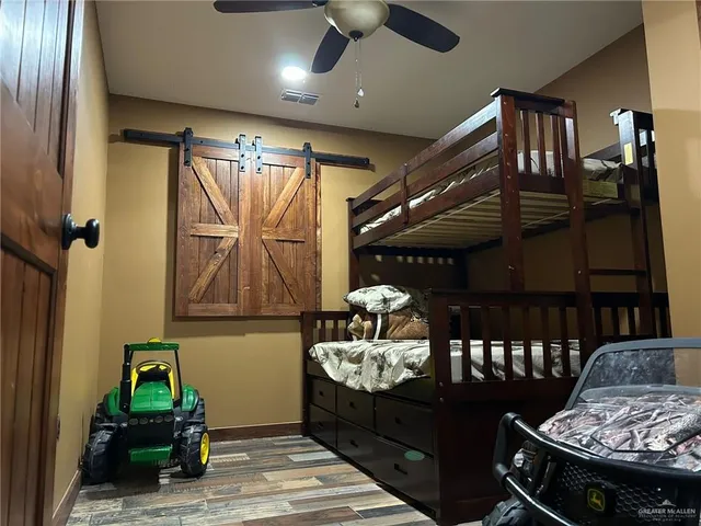 a room with table and chairs