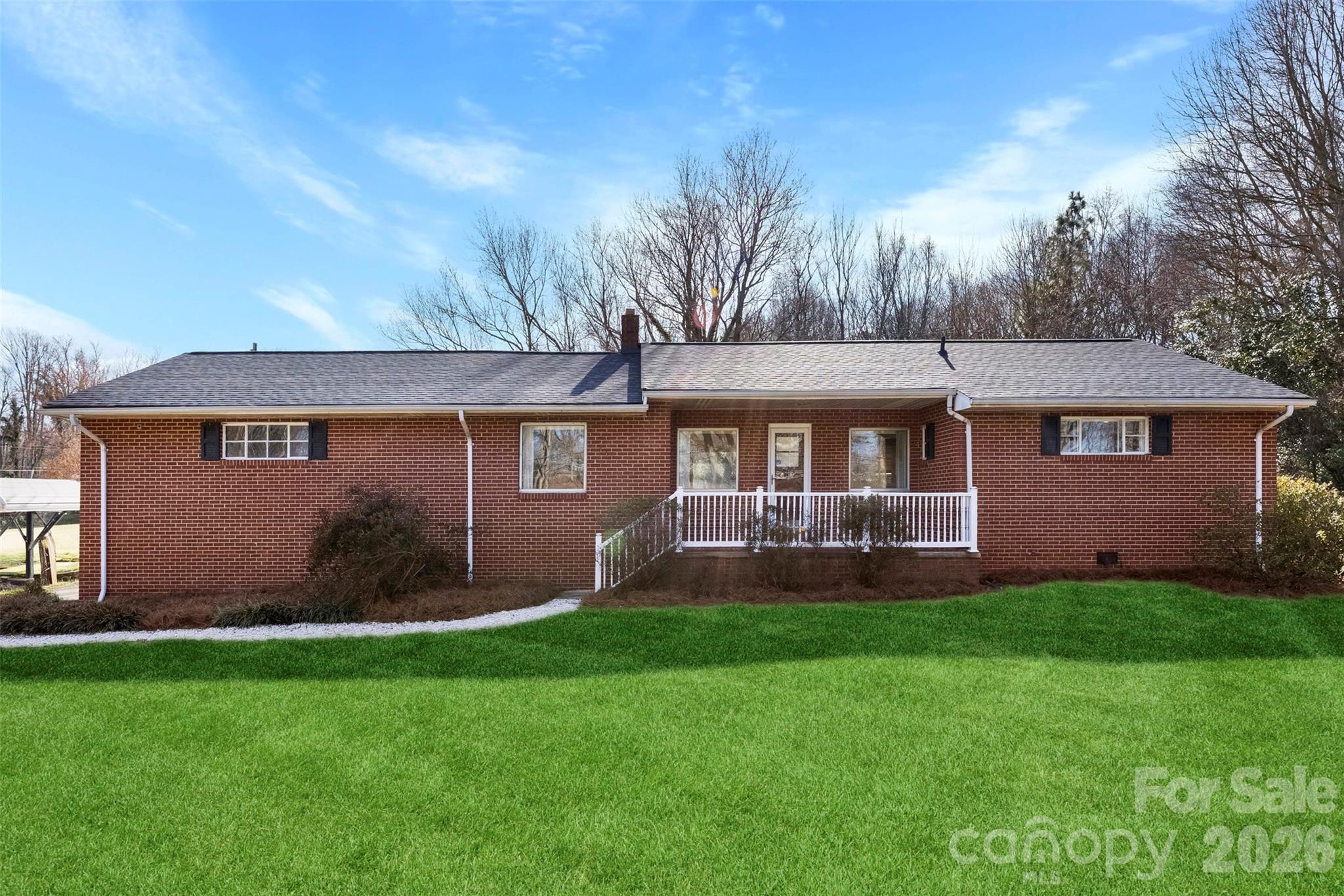 845 St Marks Church Road Cherryville, NC 28021 - Photo 1 of 47 a front view of a house with a yard and yard