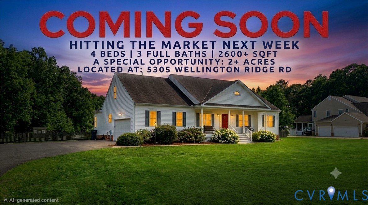 5305 Wellington Ridge Road Richmond, VA 23231 - Photo 2 of 2 AI GENERATED
