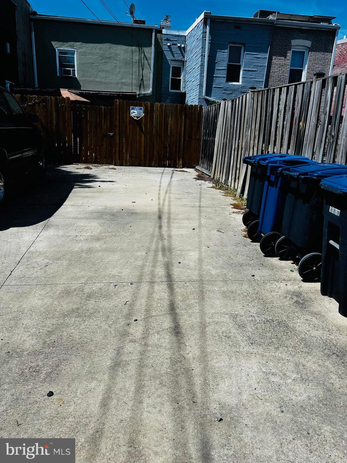 225 10th Street Northeast, Unit 1 Washington, DC 20002 - Photo 13 of 14 long driveway in rear of property