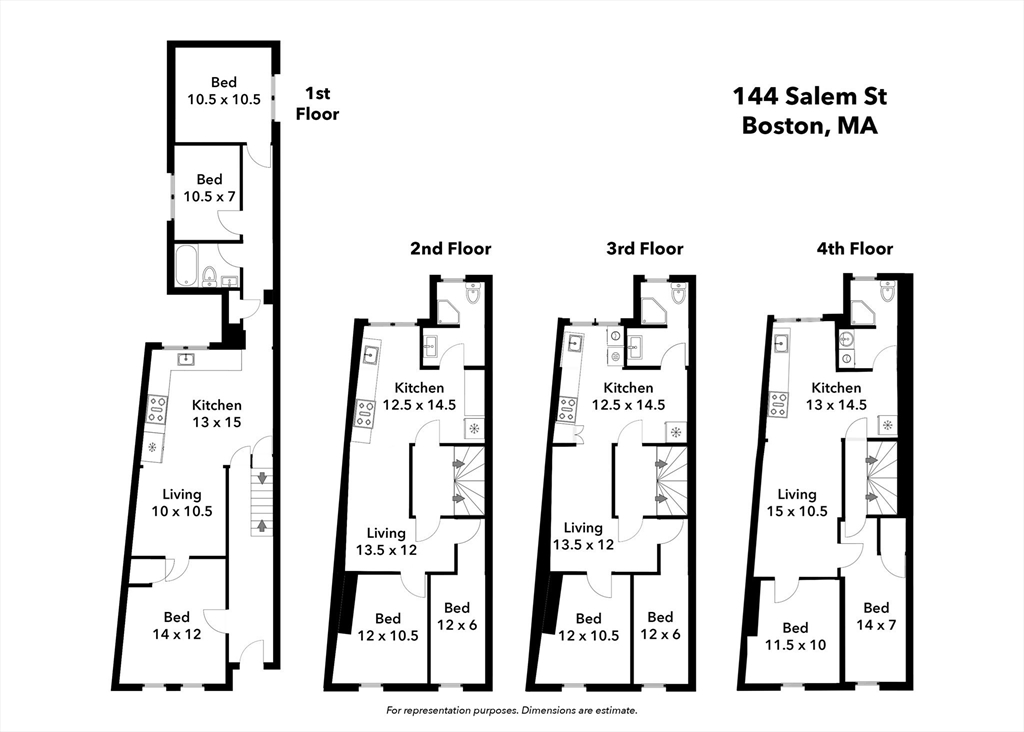 144-144A Salem Street Boston, MA 02113 - Photo 14 of 15