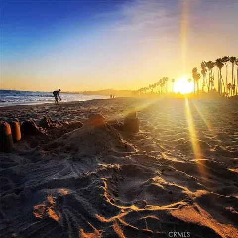a view of an ocean and beach