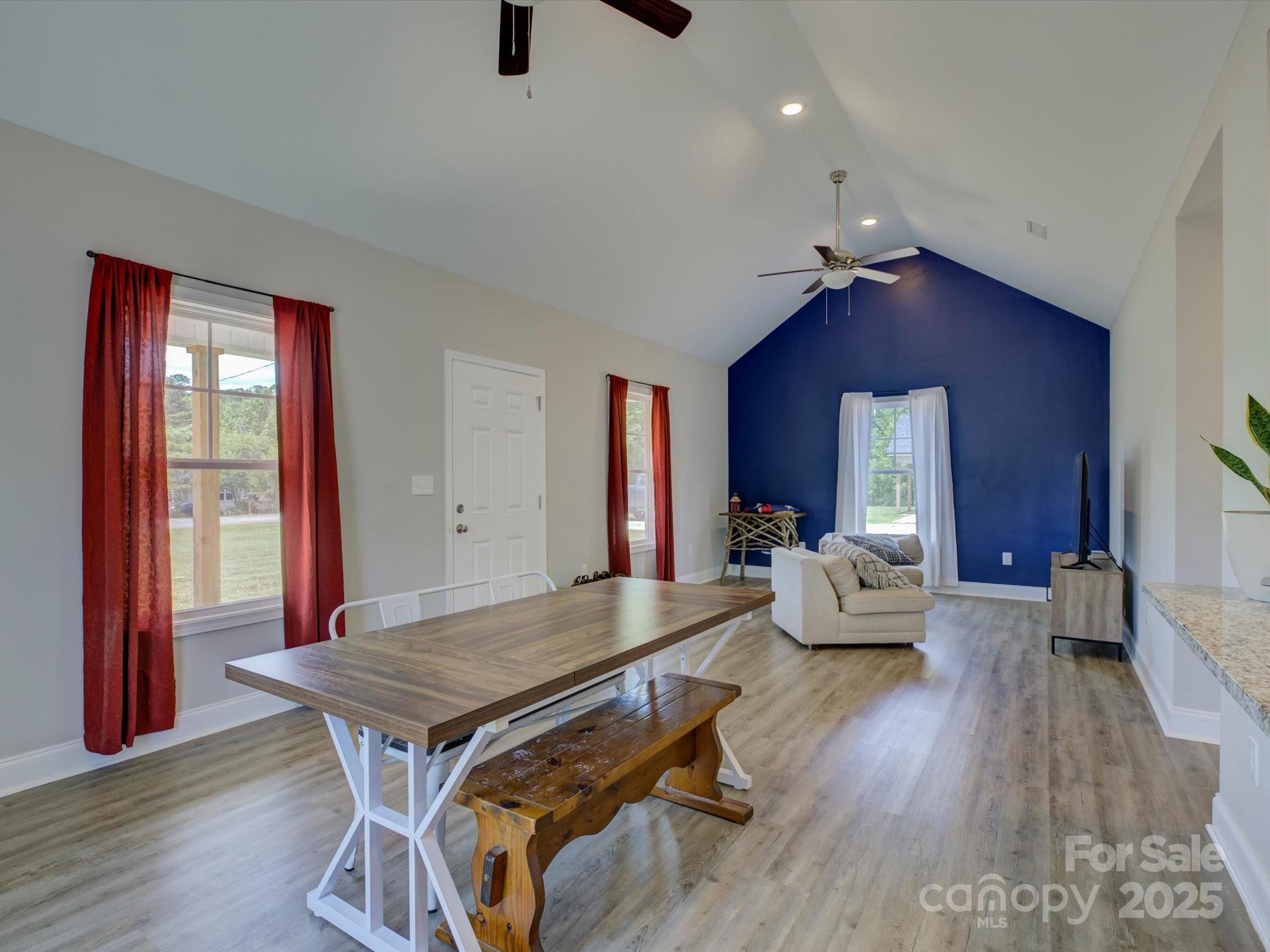 1454 King Road York, SC 29745 - Photo 9 of 34 a living room with furniture pool table wooden floor and windows