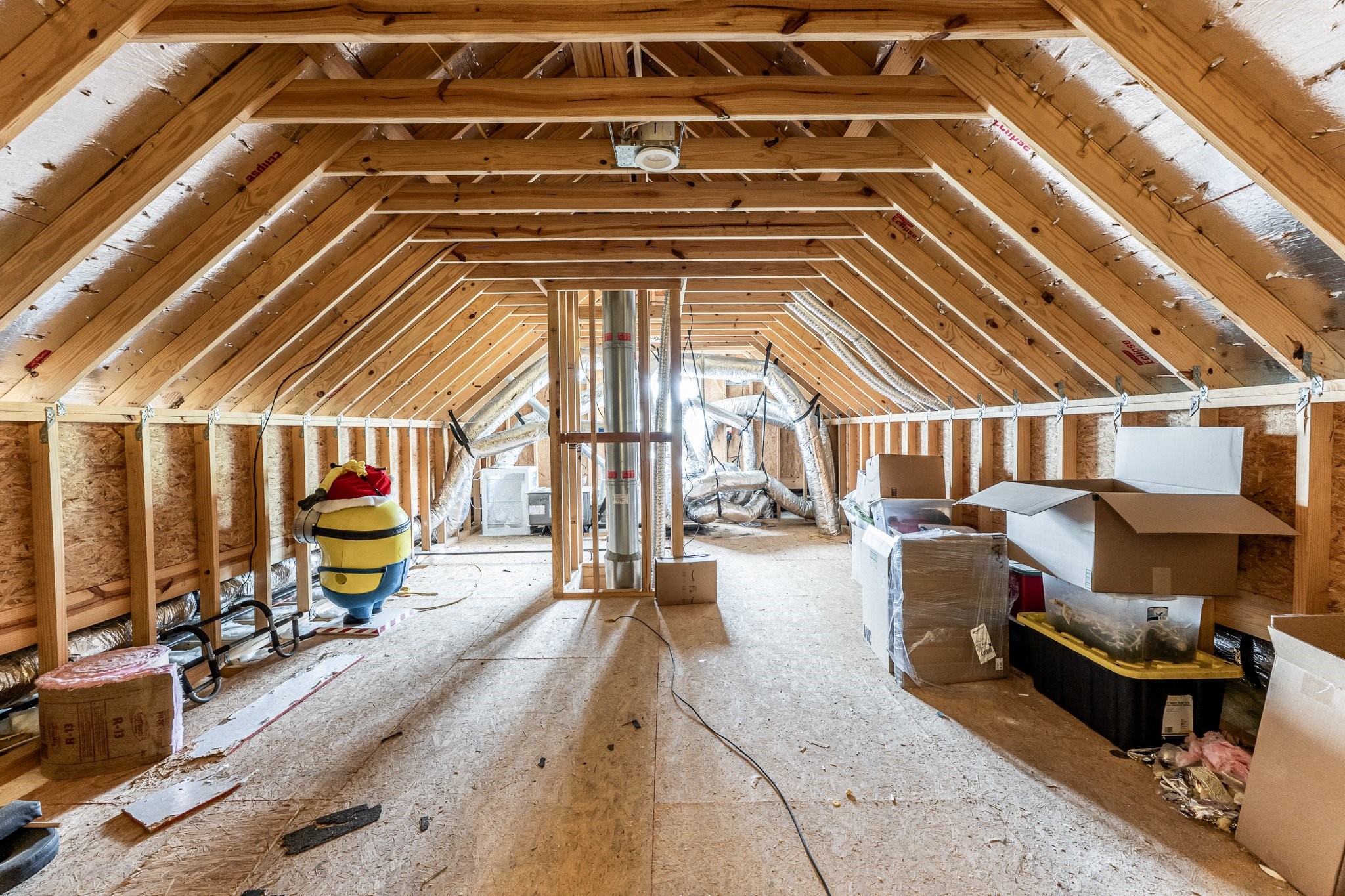 9010 Point Barrow Road Beach City, TX 77523 - Photo 34 of 50 Fully decked attic space adds a substantial amount of usable storage, with broad floor area and easy access that make it far more functional than a typical attic.