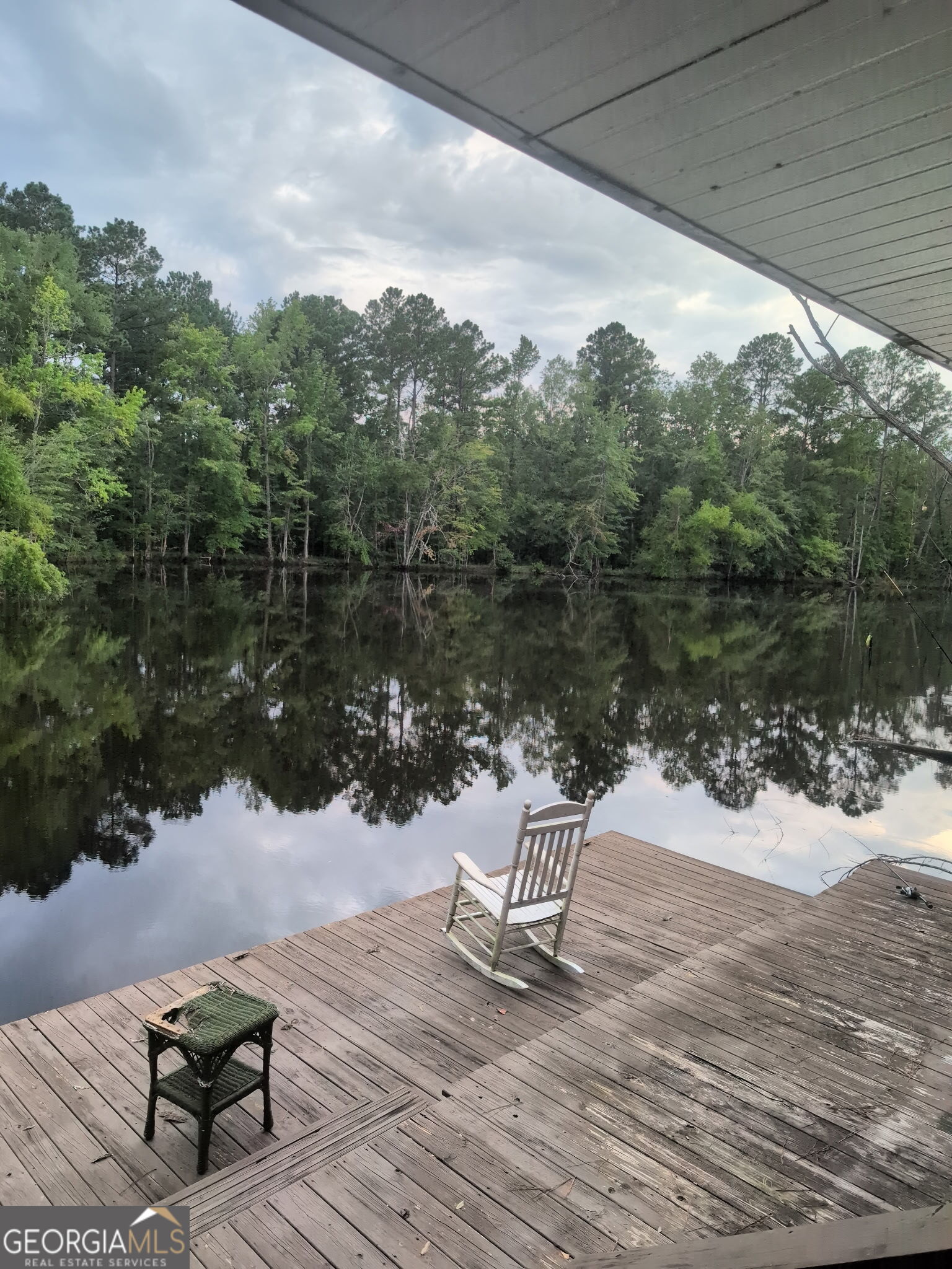 3841 Wilson Road Davisboro, GA 31018 - Photo 18 of 37 a view of a lounge chair on the wooden floor