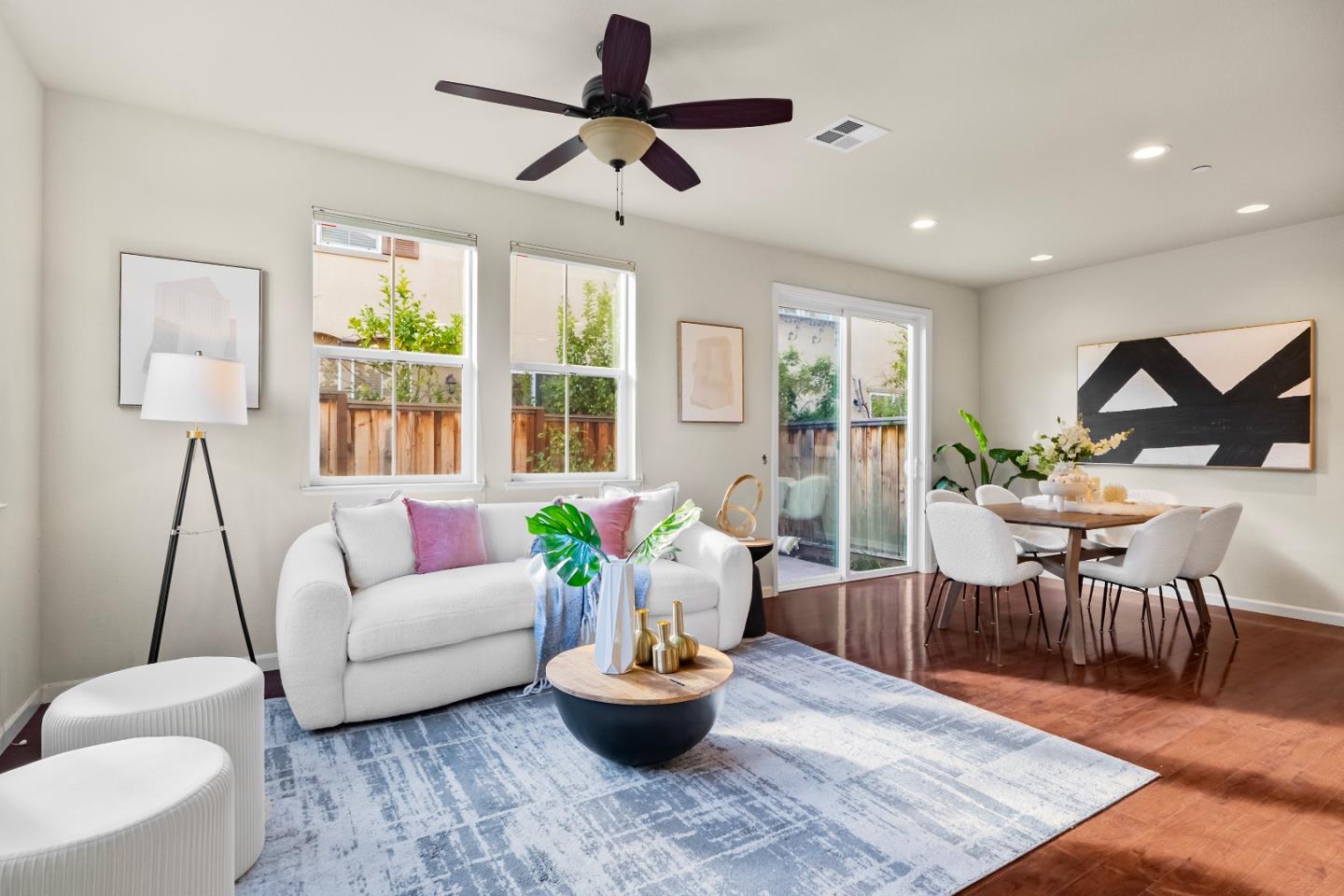 719 Raines Terrace Sunnyvale, CA 94087 - Photo 3 of 47 a living room with furniture and a large window