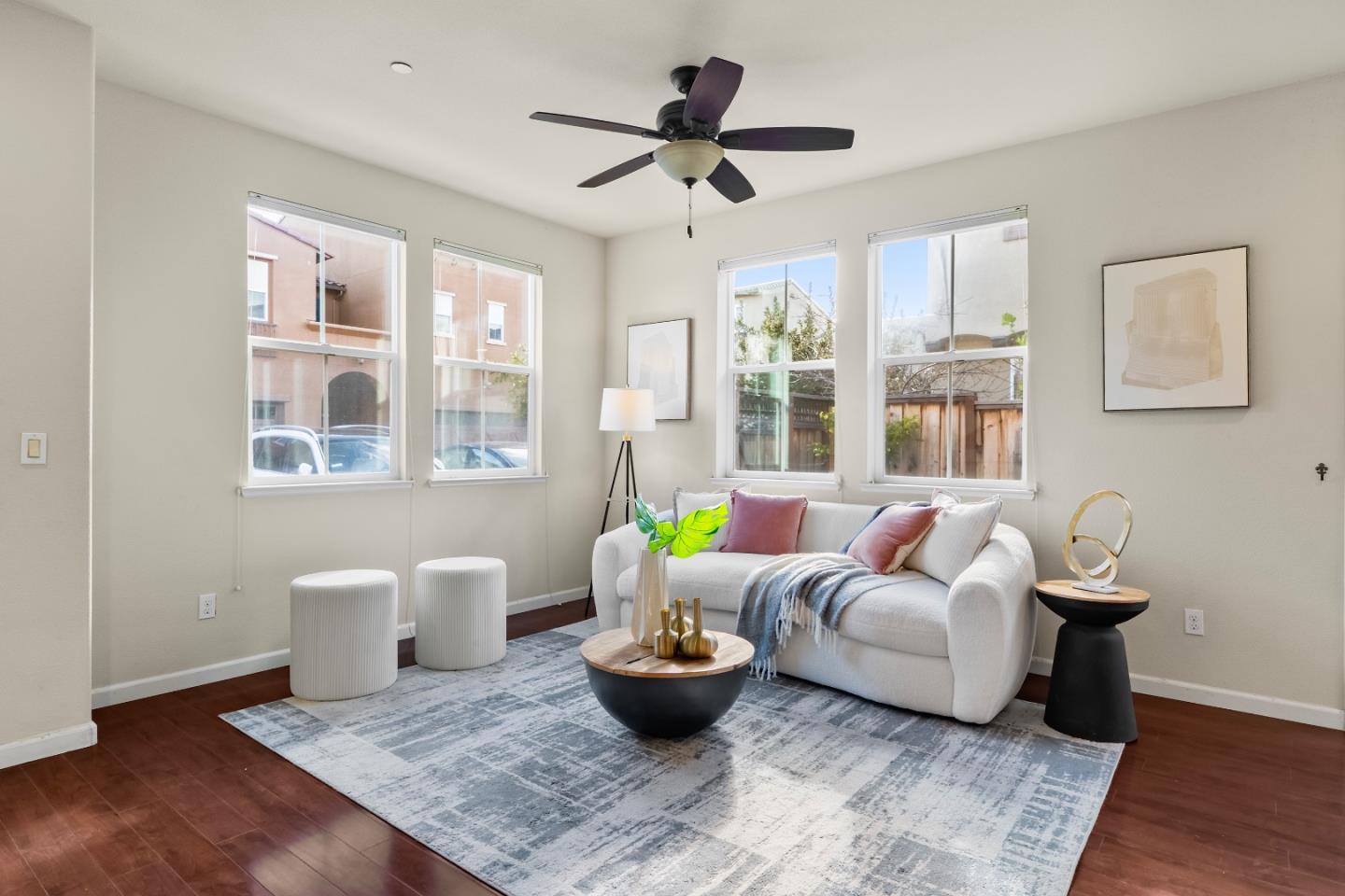 719 Raines Terrace Sunnyvale, CA 94087 - Photo 5 of 47 a living room with furniture and a potted plant
