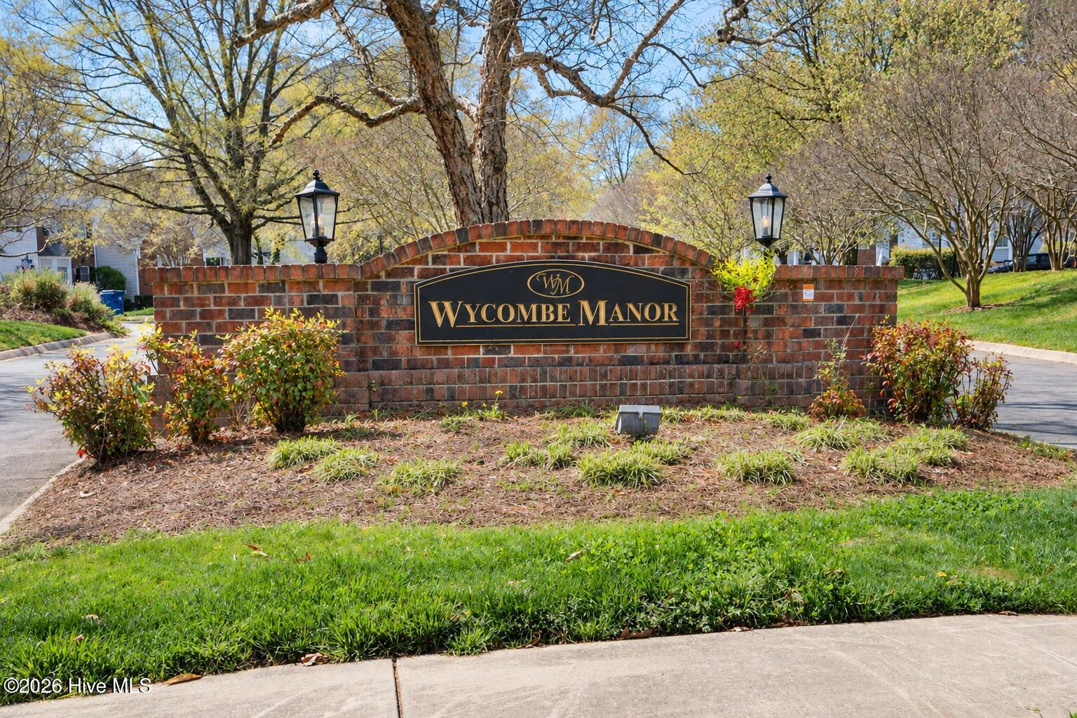 8407 Wycombe Lane Raleigh, NC 27615 - Photo 18 of 18 Wycombe Manor Entrance