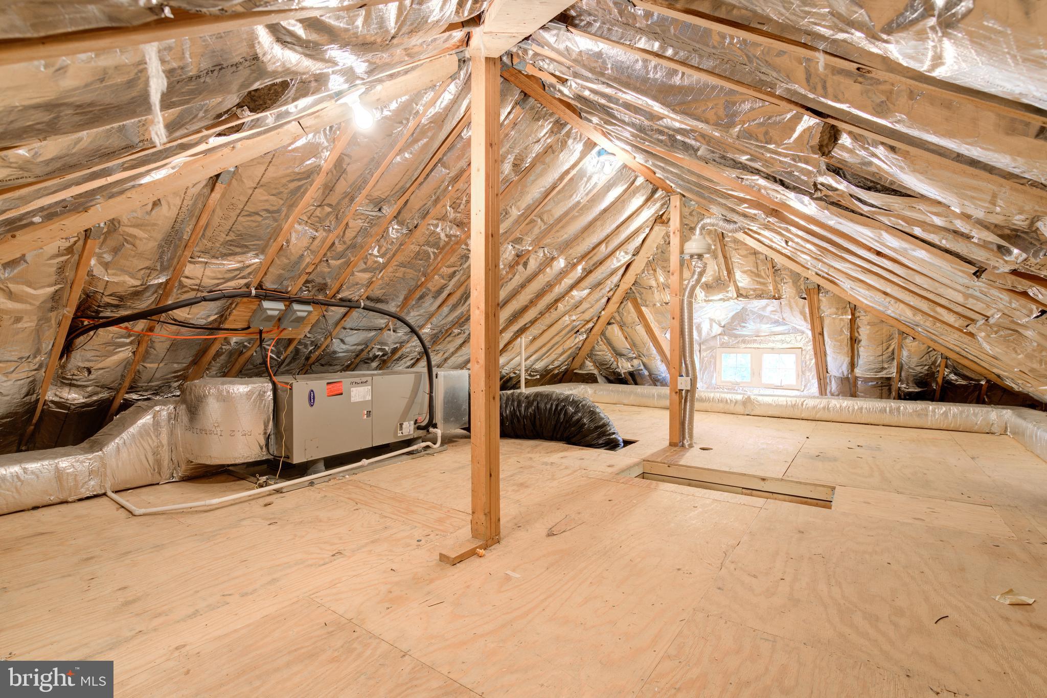 9100 Warren Street Silver Spring, MD 20910 - Photo 44 of 67 PULL-DOWN STAIRS TO THIS LARGE, FLOORED ATTIC