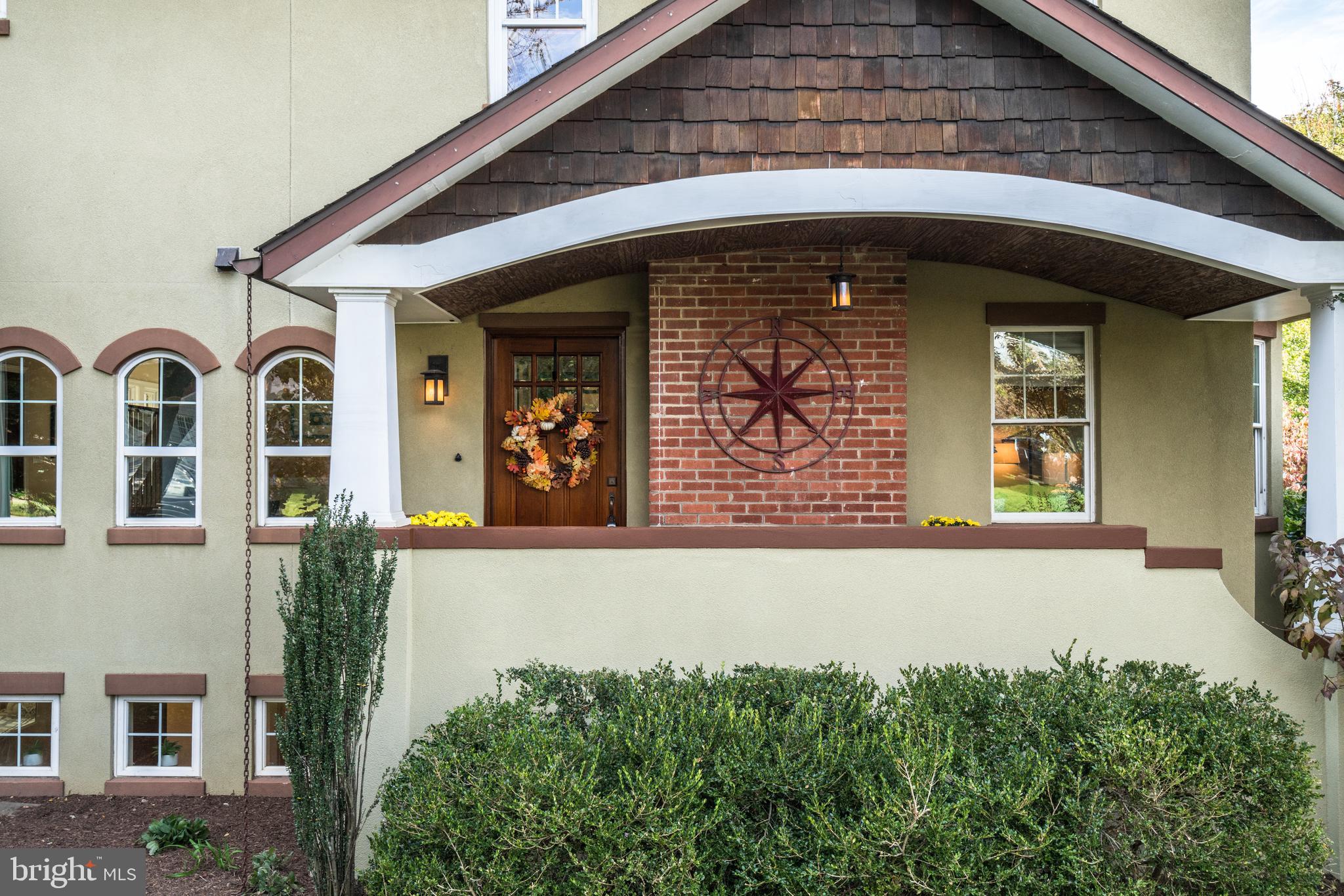 9100 Warren Street Silver Spring, MD 20910 - Photo 6 of 67 CHARMING FRONT VAULTED PORCH & ARCHED WINDOWS
