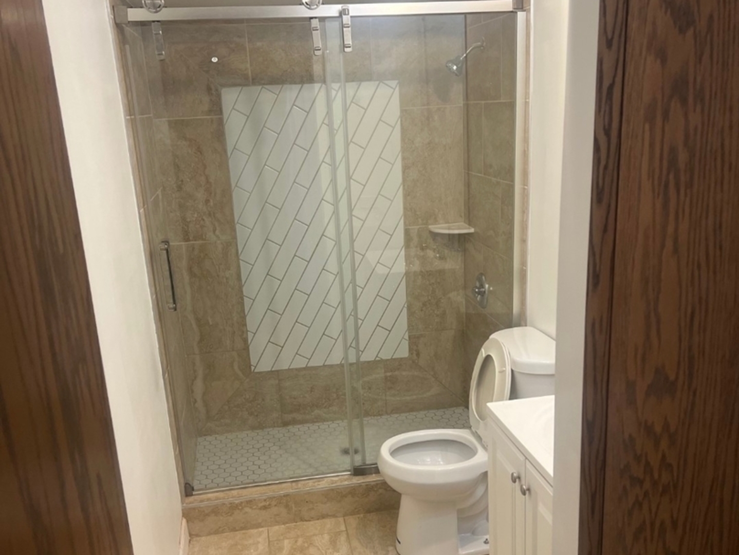 1235 South Mannheim Road, Unit 3 Westchester, IL 60154 - Photo 3 of 7 a bathroom with a sink and mirror
