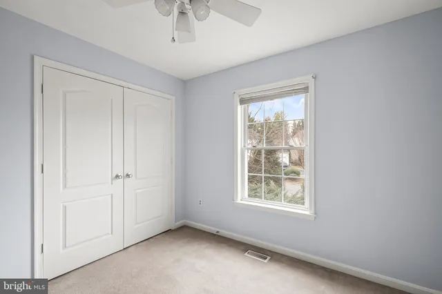 a view of a room with an empty space