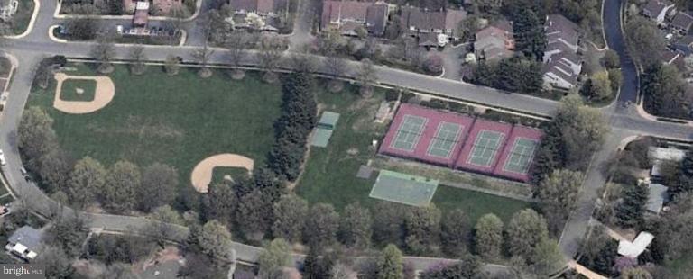 1610 Greenbriar Court Reston, VA 20190 - Photo 18 of 22 Aerial View of Fairway Drive-tennis & Ball Fields