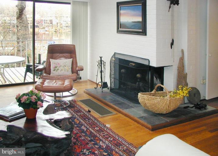 1610 Greenbriar Court Reston, VA 20190 - Photo 9 of 22 Living Room Wood burning Fireplace