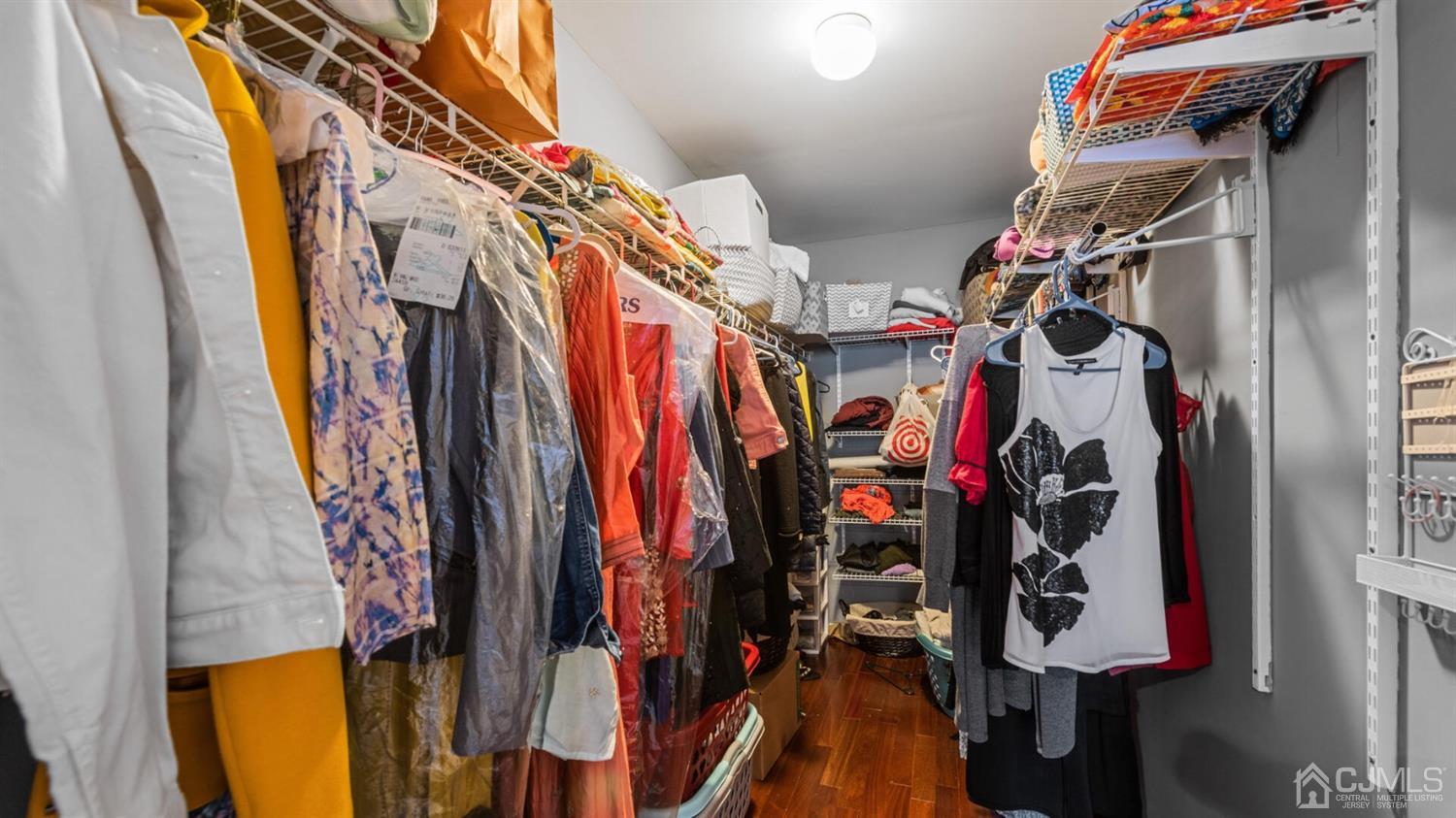 68 Timber Ridge Road North Brunswick, NJ 08902 - Photo 18 of 37 a view of walk in closet with clothes