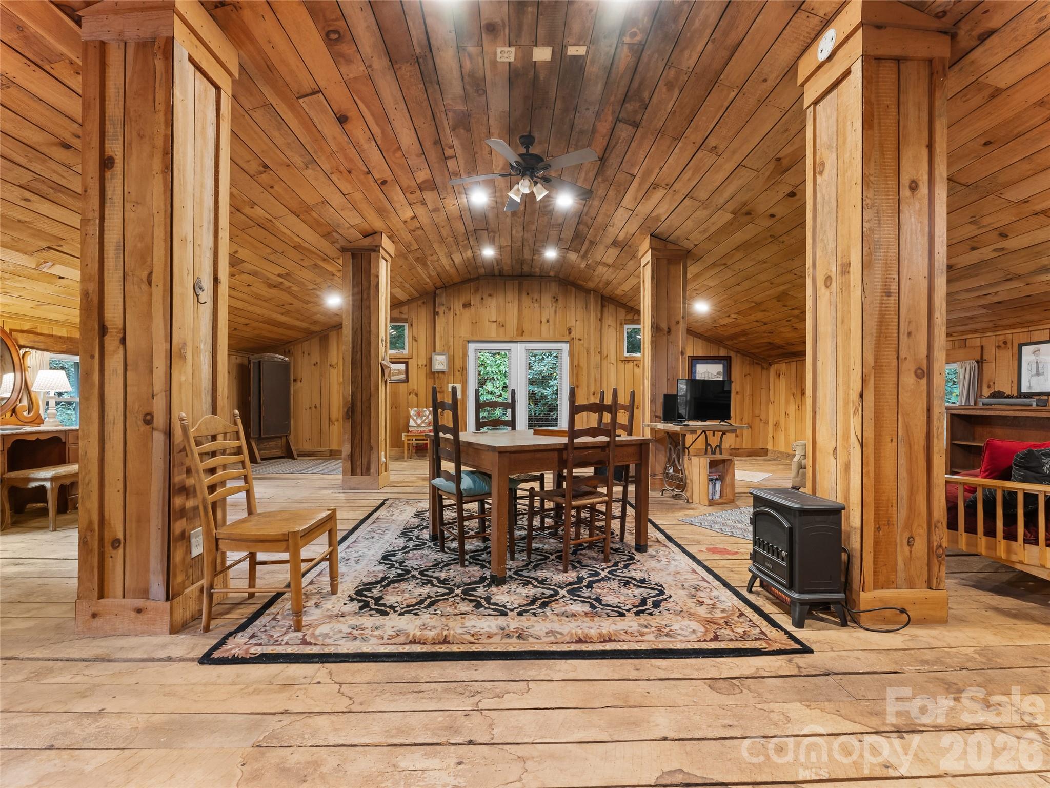 645 West Fork Creek Road Saluda, NC 28773 - Photo 33 of 44 a view of a dining room with furniture