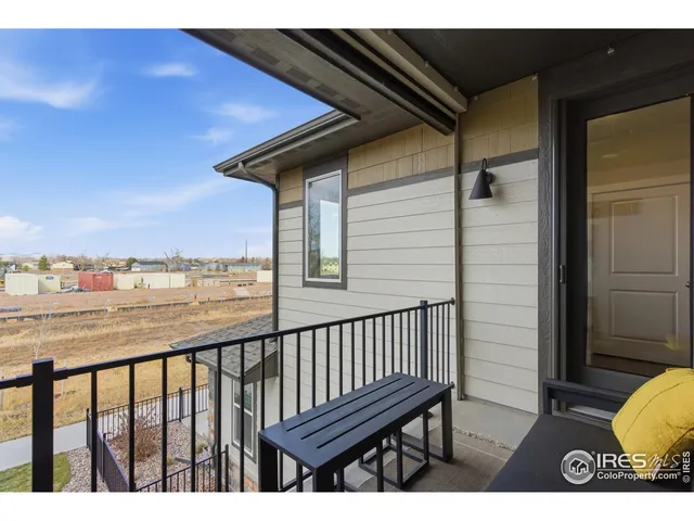 a view of city from balcony