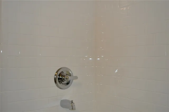 a close view of shower tap