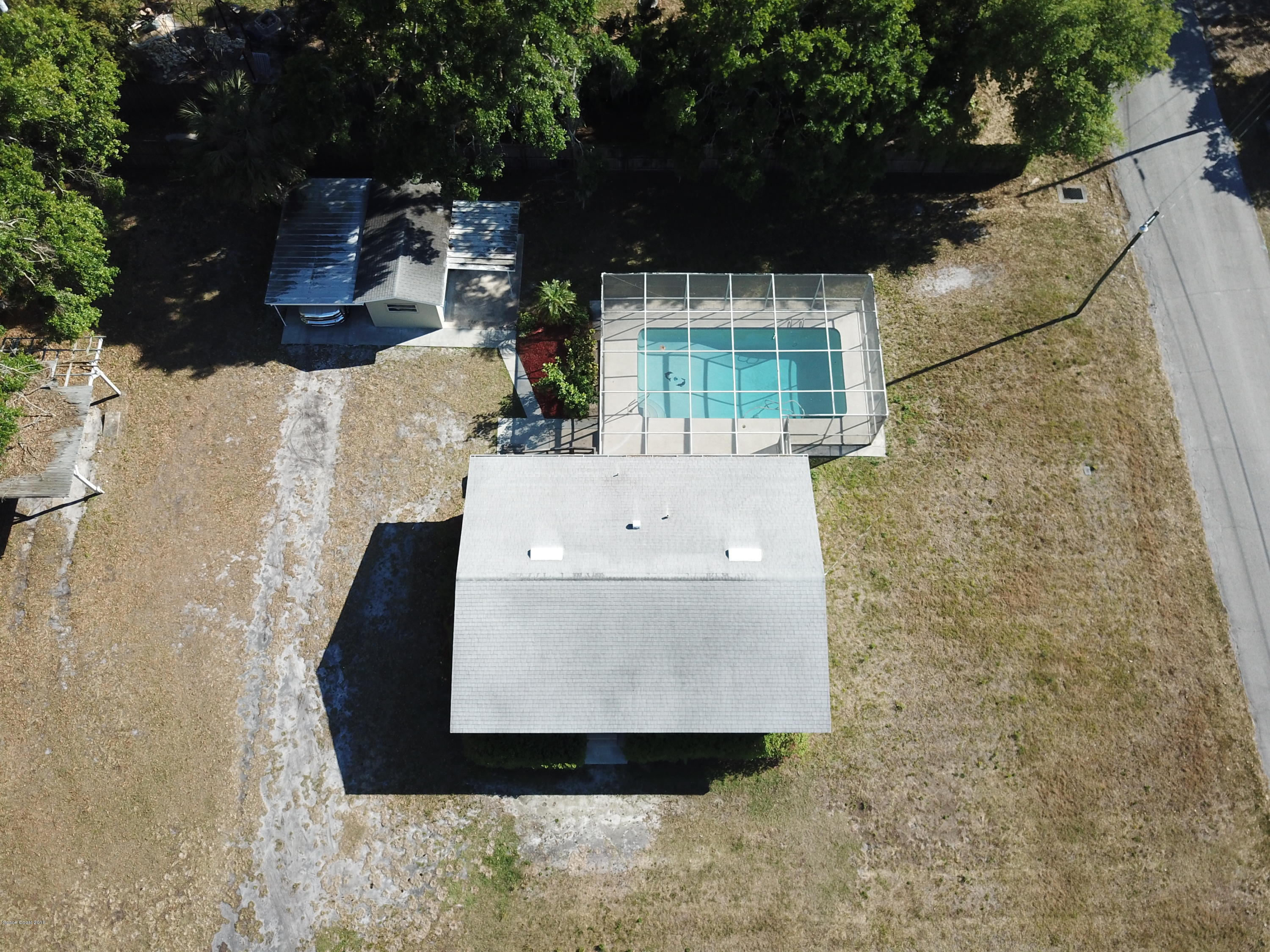 1053 Bernice Road Rockledge, FL 32955 - Photo 5 of 30 front view of a house with a yard