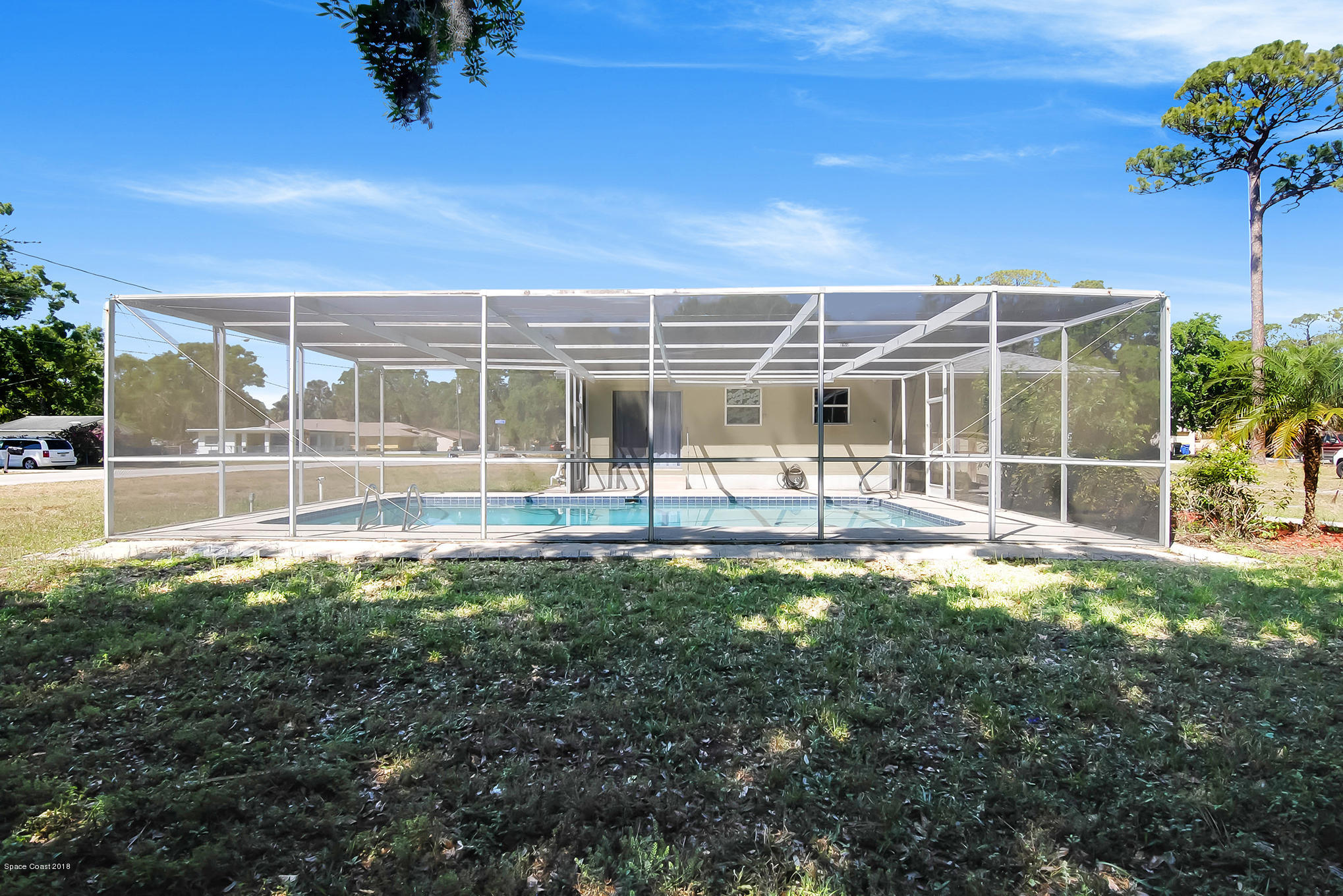 1053 Bernice Road Rockledge, FL 32955 - Photo 10 of 30 front view of a house with a yard