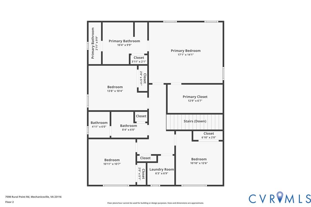 7598 Rural Point Road Mechanicsville, VA 23116 - Photo 40 of 41 a picture of a floor plan
