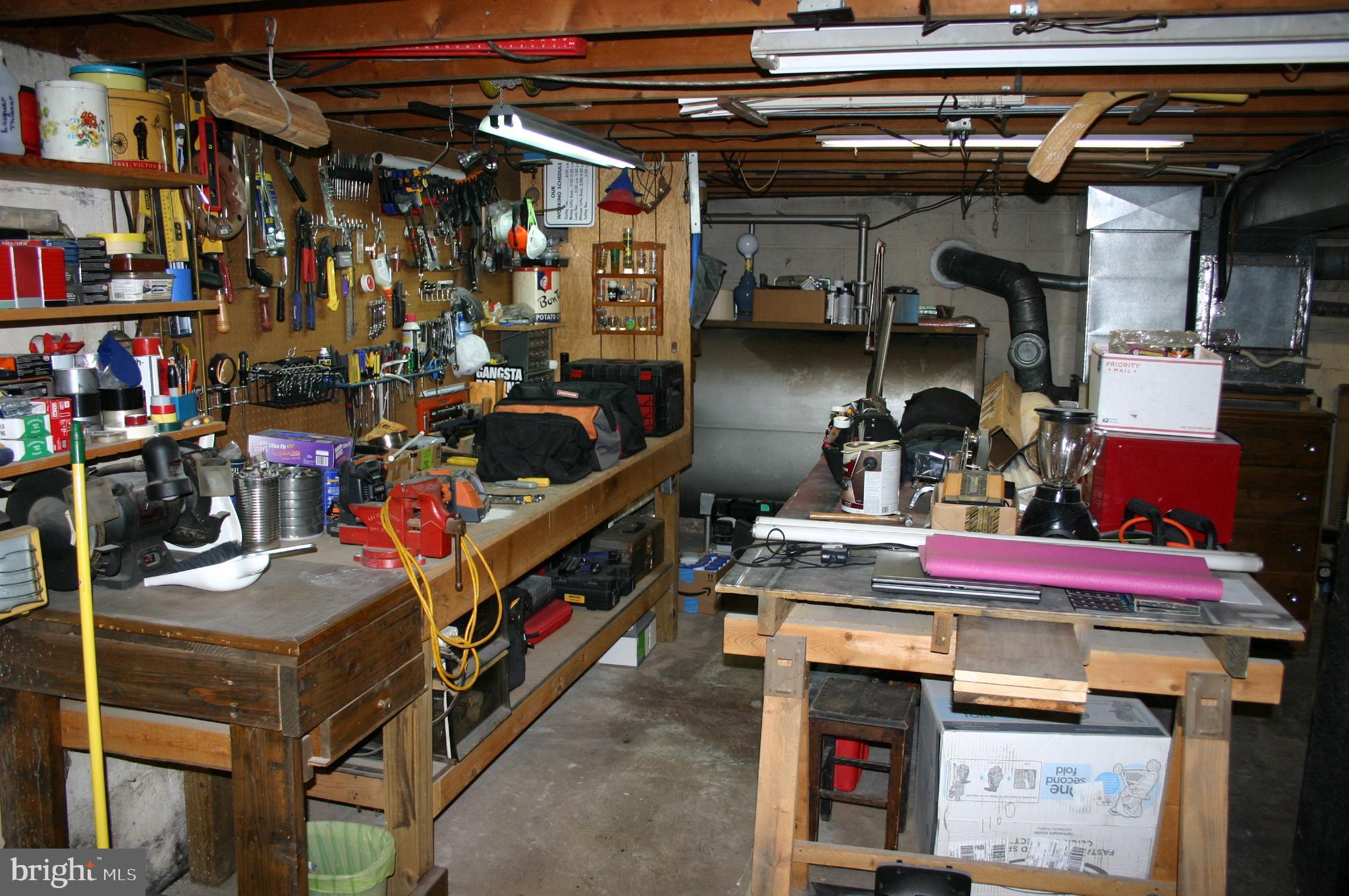 105 Red Mill Road Etters, PA 17319 - Photo 29 of 35 Large workshop in basement