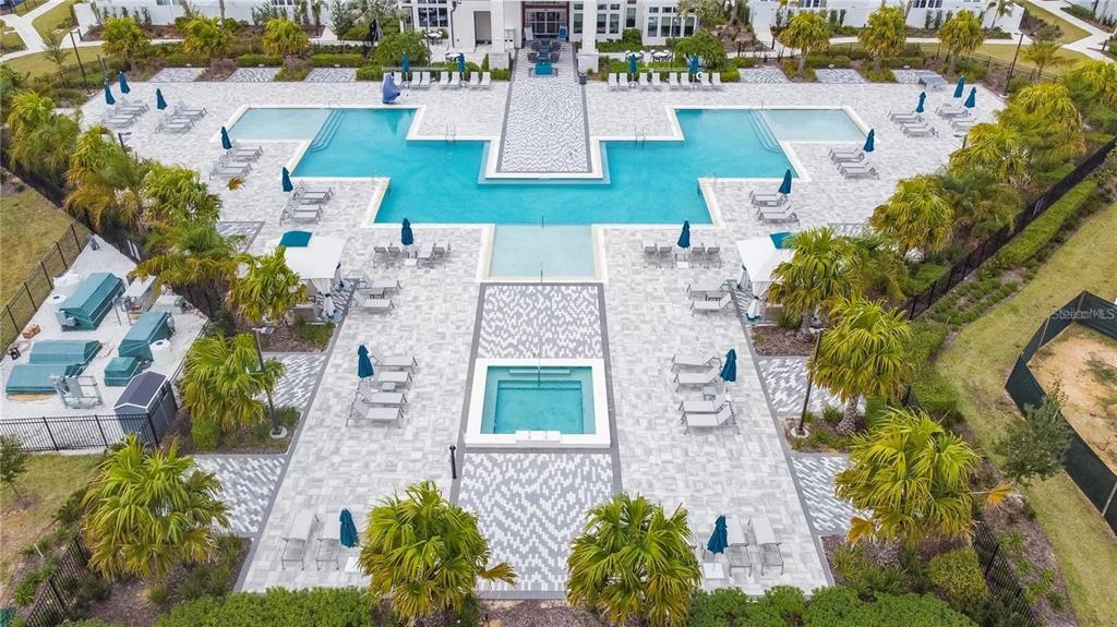 7740 Sandy Ridge Drive, Unit 106 Reunion, FL 34747 - Photo 32 of 43 an aerial view of a house with a yard