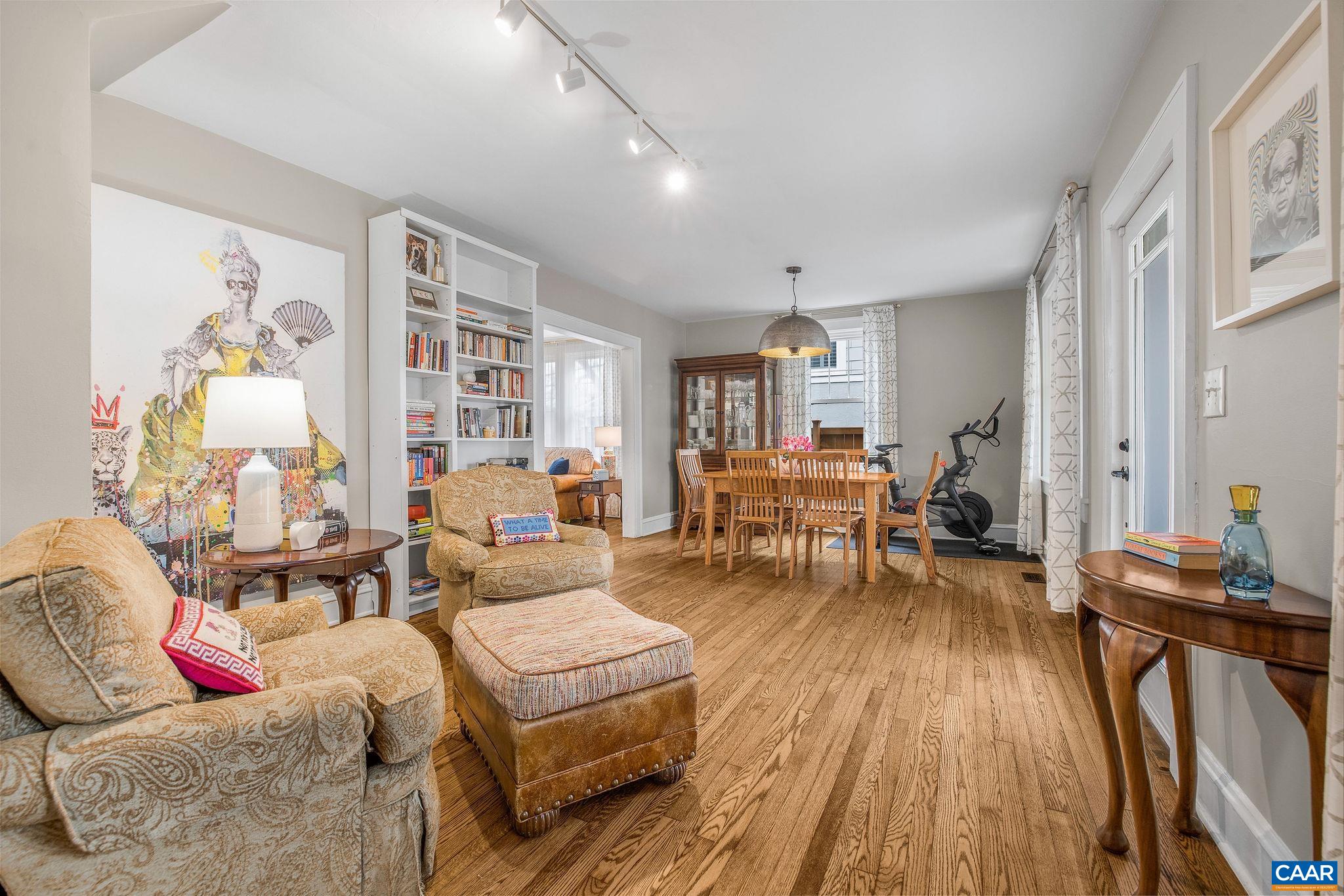 1105 Avon Street Charlottesville, VA 22902 - Photo 11 of 42 a living room with furniture and wooden floor