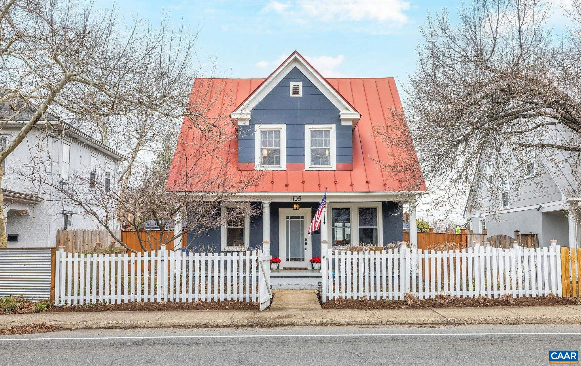 1105 Avon Street Charlottesville, VA 22902 - Photo 2 of 42 a front view of a house with a garden
