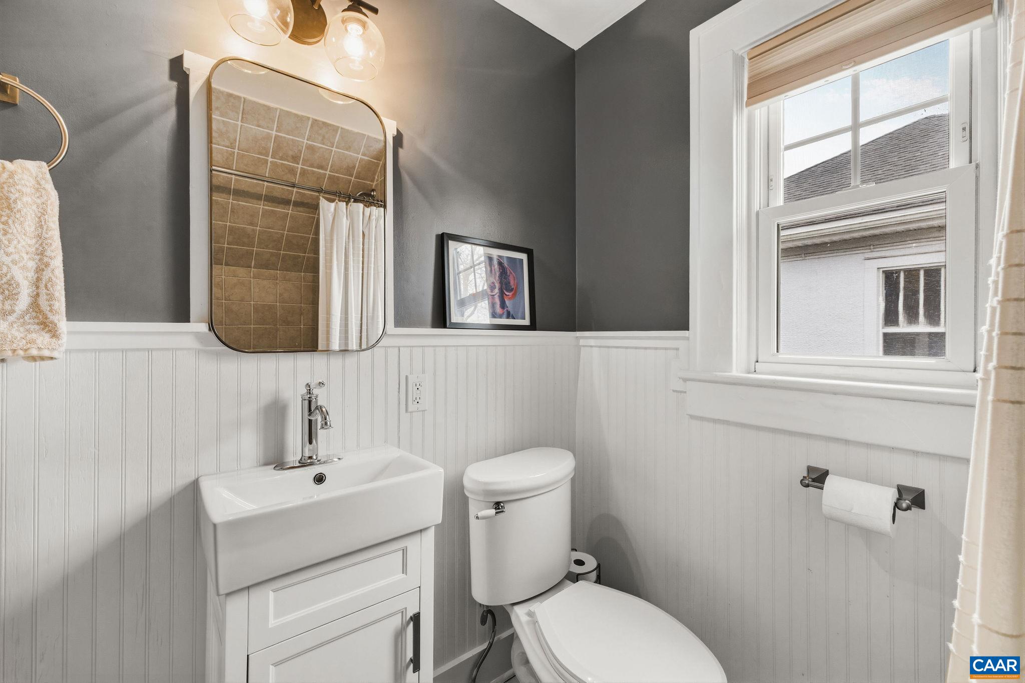 1105 Avon Street Charlottesville, VA 22902 - Photo 36 of 42 a bathroom with a toilet sink and mirror