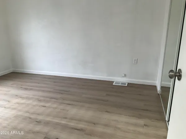 wooden floor in a room