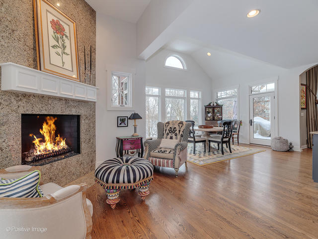 20 Ashton Drive Burr Ridge, IL 60527 - Photo 17 of 59 a living room with furniture and a fireplace