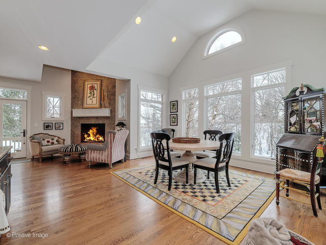 20 Ashton Drive Burr Ridge, IL 60527 - Photo 18 of 59 a living room with furniture a fireplace and a large window