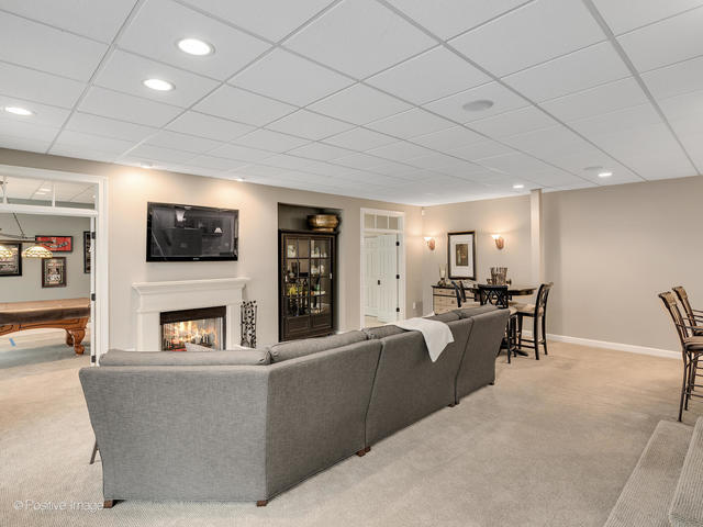 20 Ashton Drive Burr Ridge, IL 60527 - Photo 38 of 59 a living room with furniture and a flat screen tv