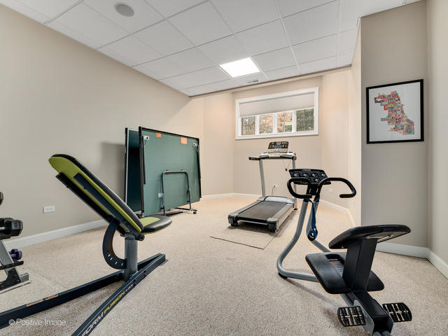 20 Ashton Drive Burr Ridge, IL 60527 - Photo 45 of 59 a view of a room with gym equipment