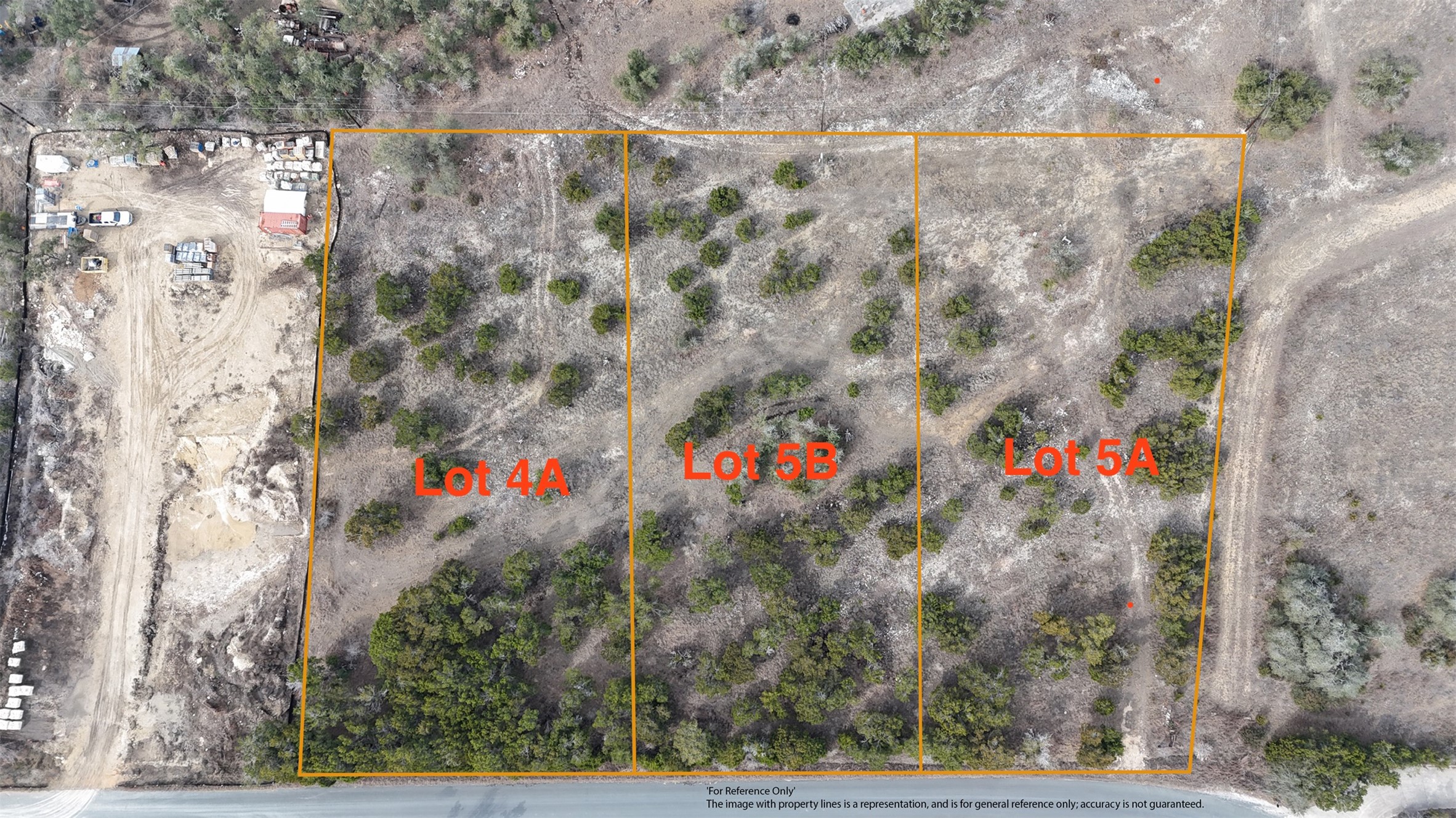 Tbd Lot 5 A Tbd Road Austin, TX 78736 - Photo 1 of 1 View of rural area with a desert landscape and property parcel outlined