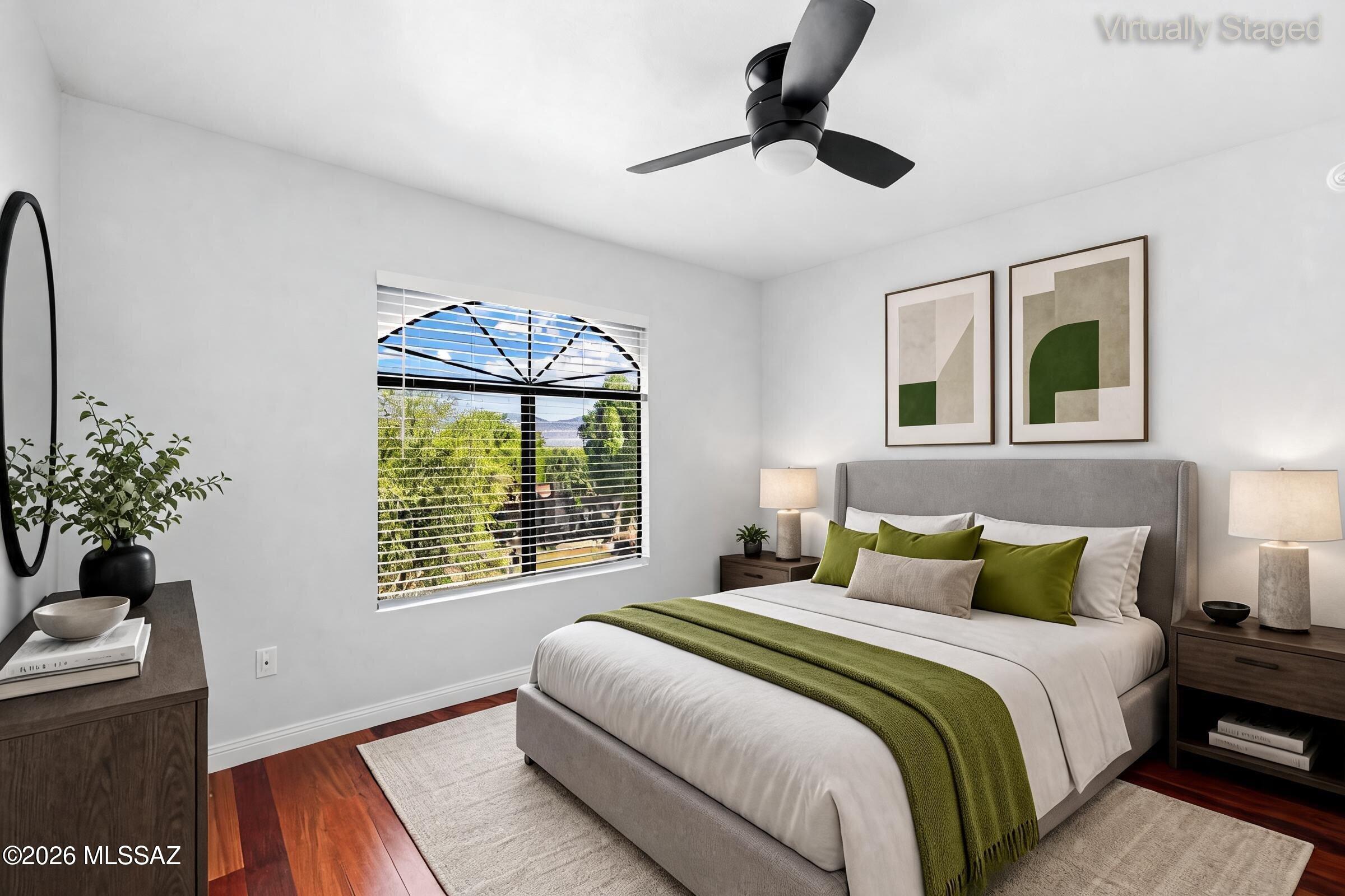 5751 North Kolb Road, Unit 4204 Tucson, AZ 85750 - Photo 19 of 39 Staged Bedroom 3