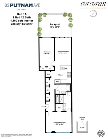 $1,450,000 | 103 Putnam Avenue, Unit 1B | Bedford-Stuyvesant