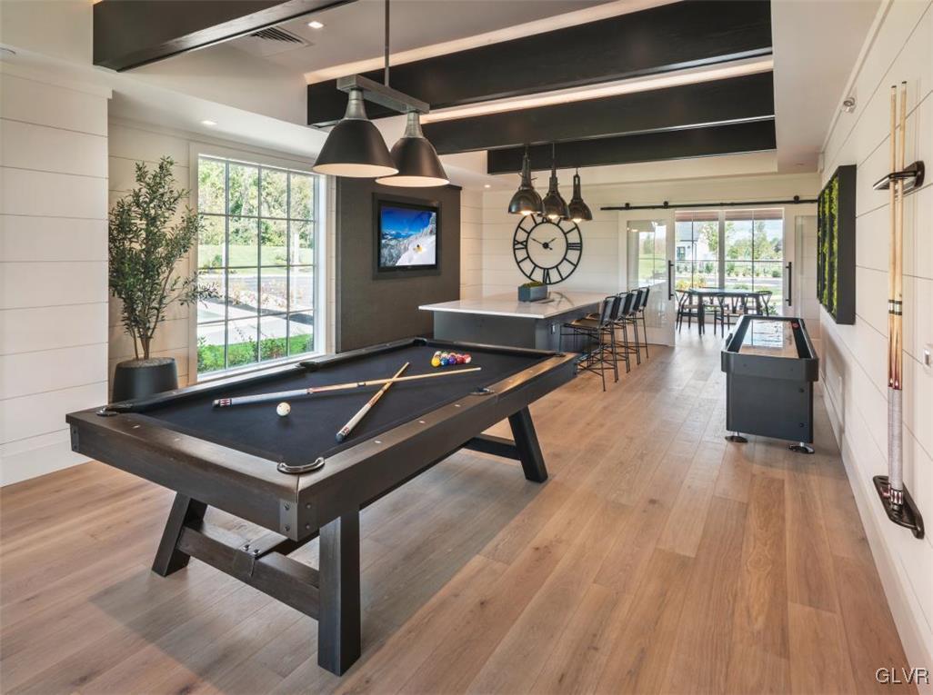7013 Oak Lane Bath, PA 18014 - Photo 31 of 35 a room with pool table and windows