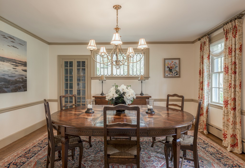 16 Walnut Road Wenham, MA 01984 - Photo 5 of 14 a view of a dining room with furniture window and outside view