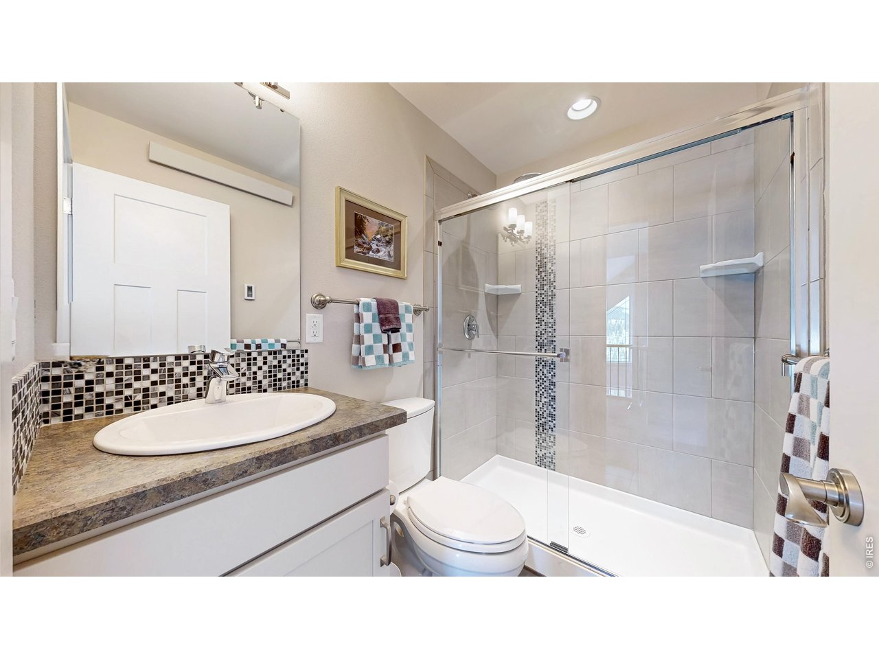296 Elkridge Road Red Feather Lakes, CO 80545 - Photo 23 of 47 Upstairs bathroom with large shower