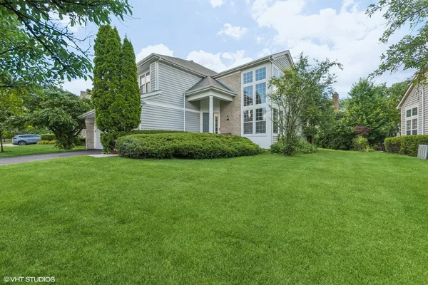 a view of outdoor space yard and front view of a house