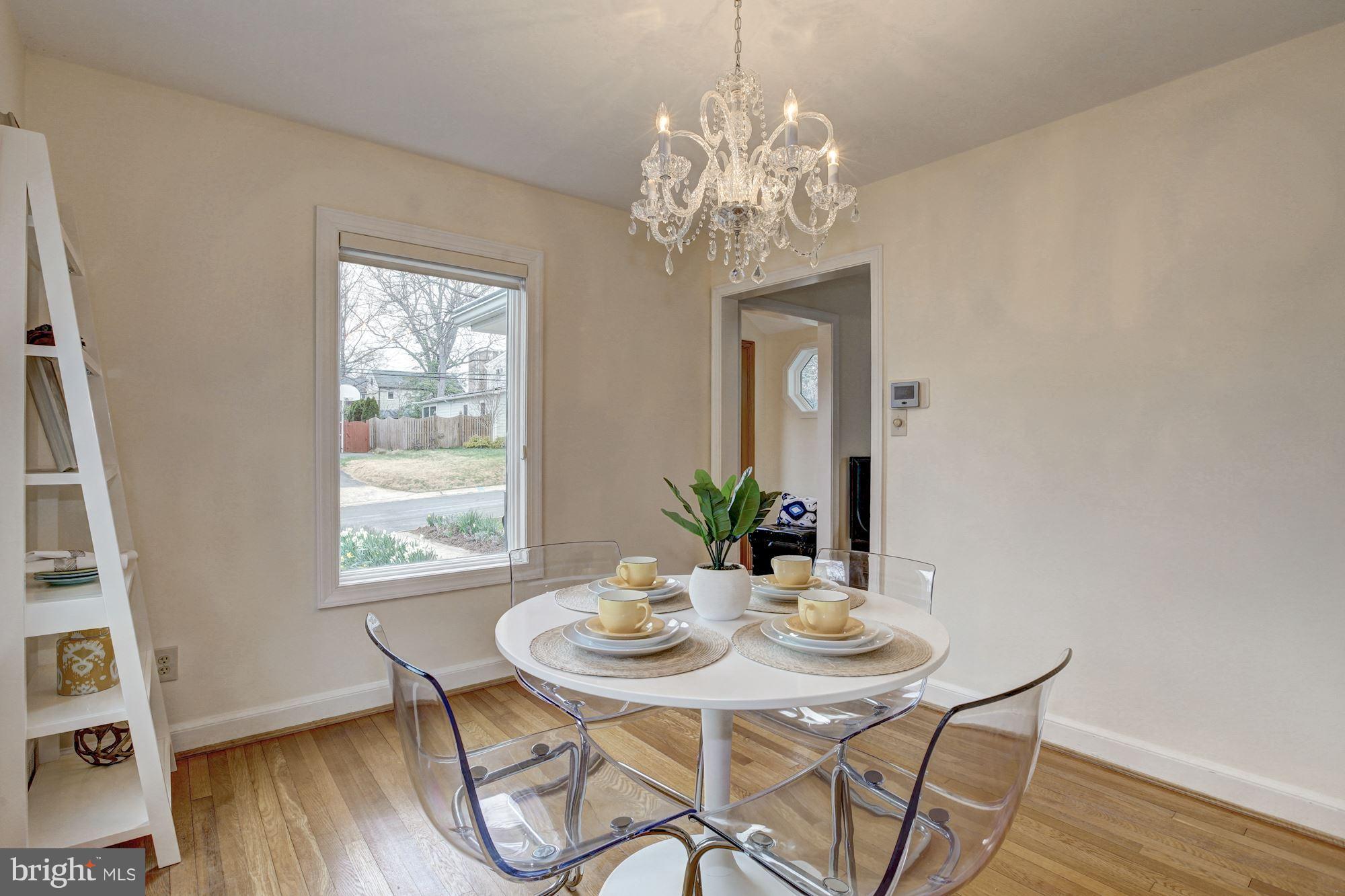 5325 Wakefield Road Bethesda, MD 20816 - Photo 8 of 27 Two big windows in dining room.