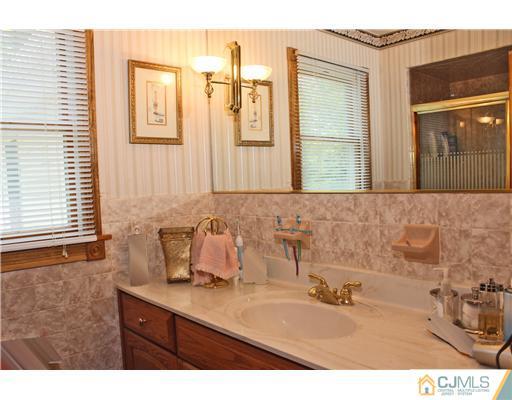 36 Runnymede Road Colonia, NJ 07067 - Photo 21 of 25 a bathroom with a sink and a mirror