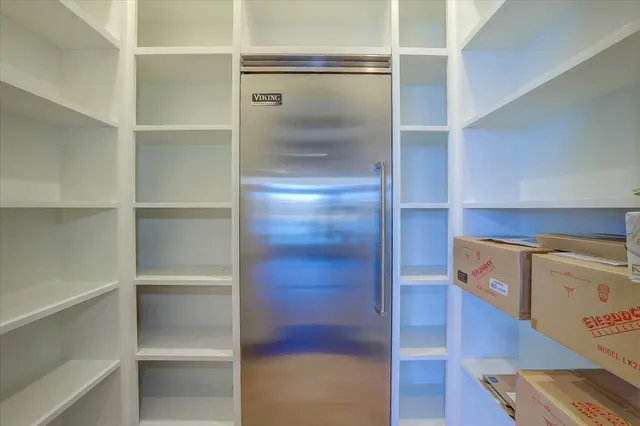 a view of lobby with a potted plant