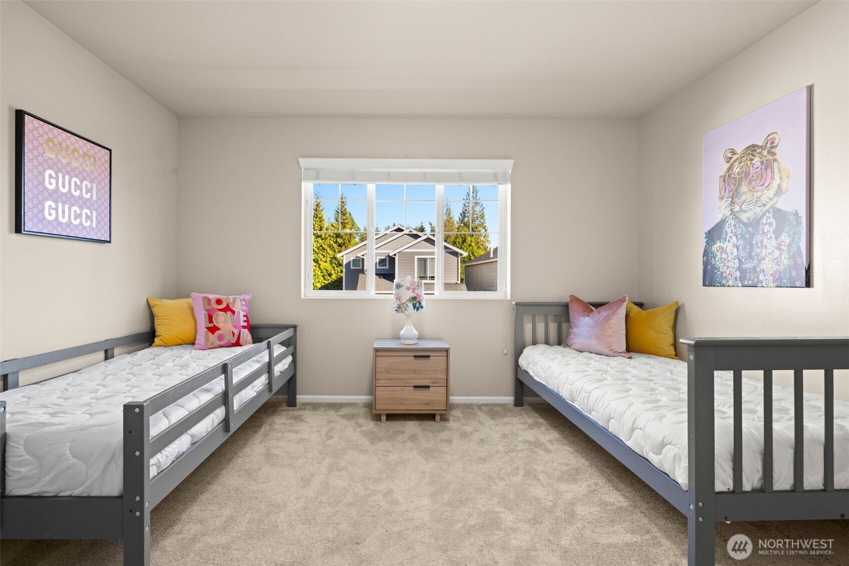 19312 1st Avenue West, Unit 4 Bothell, WA 98012 - Photo 20 of 32 a bedroom with a bed and a couch