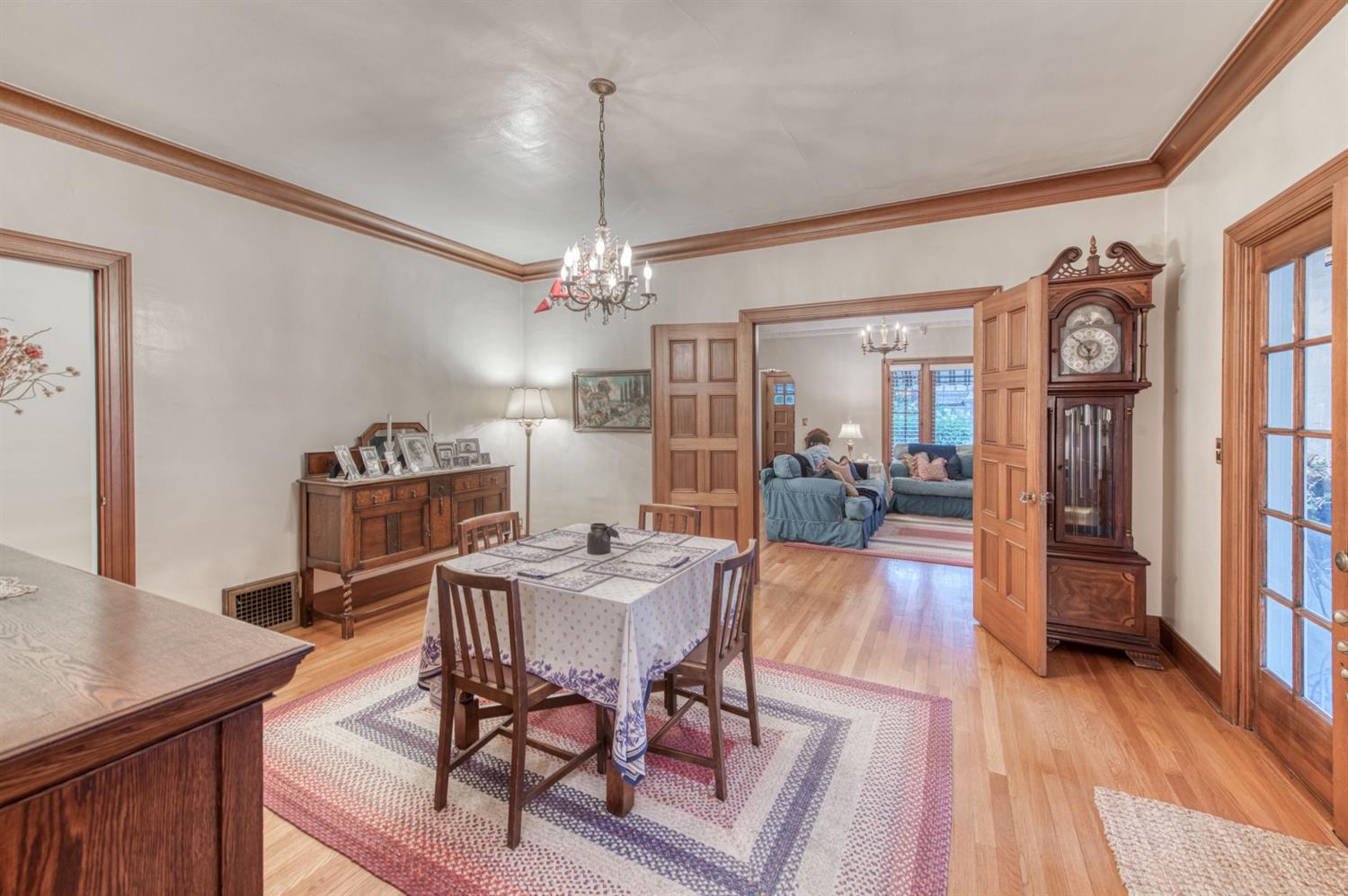 560 East Clinton Avenue Fresno, CA 93704 - Photo 11 of 49 a view of a dining room with furniture and wooden floor