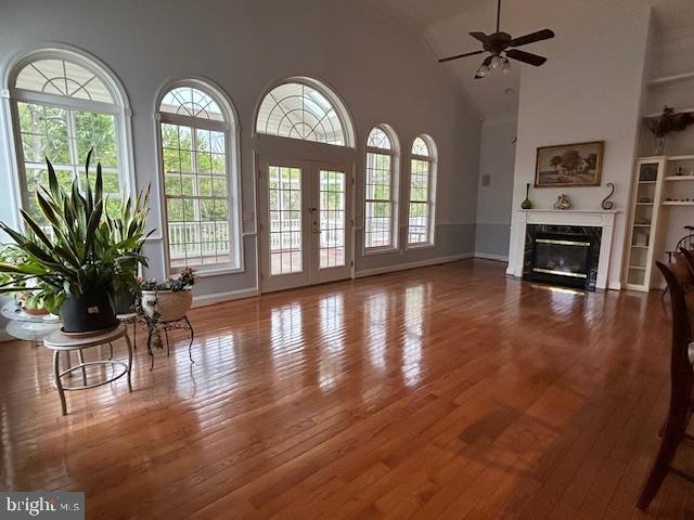 39 Riverside Drive Elkton, MD 21921 - Photo 32 of 64 a view of a livingroom with furniture a floor to ceiling window and wooden floor