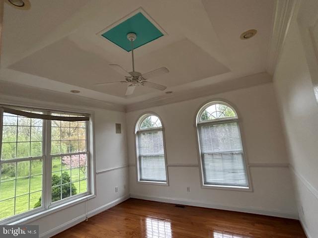 39 Riverside Drive Elkton, MD 21921 - Photo 44 of 64 an empty room with wooden floor fan and windows