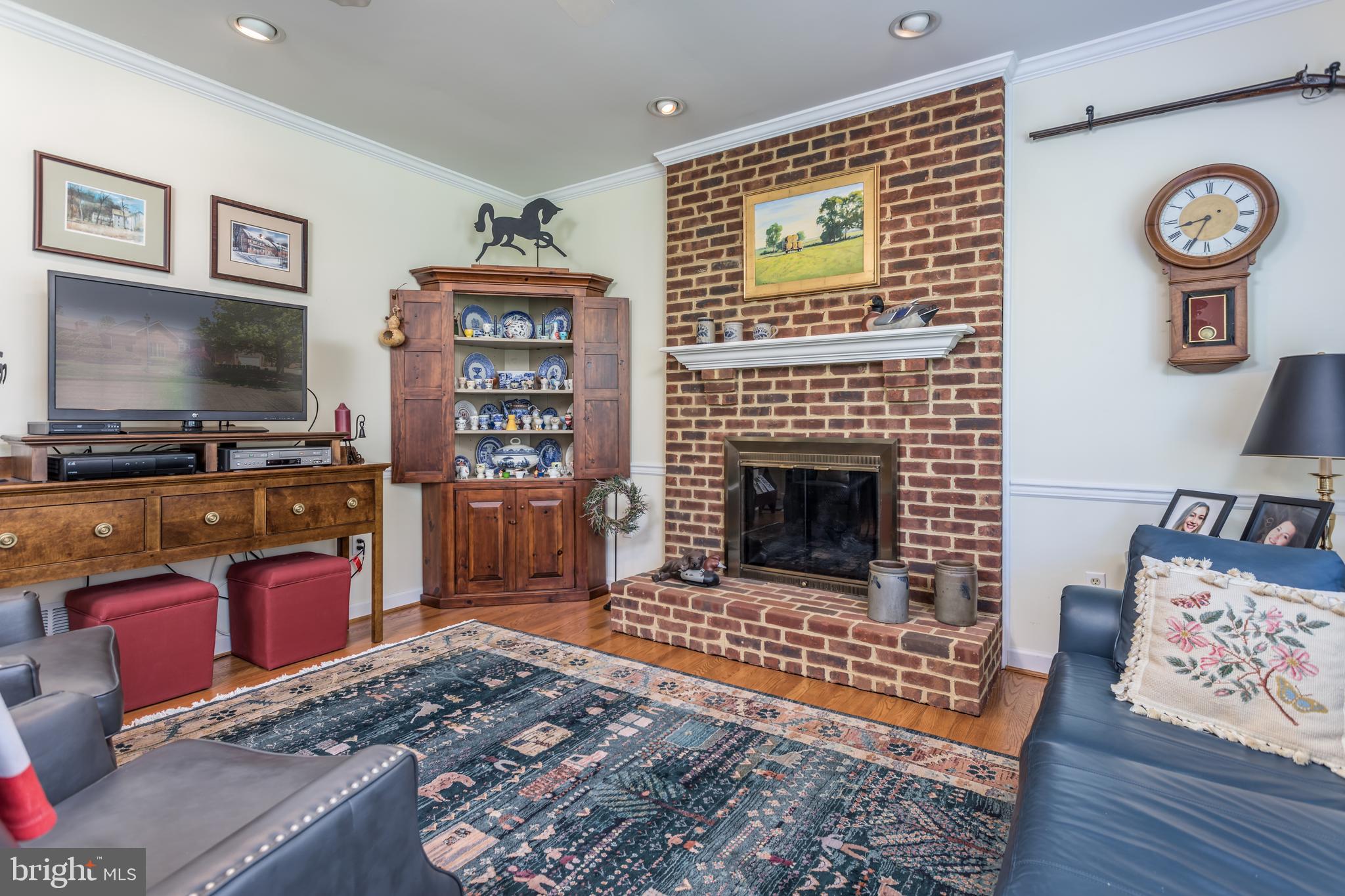 1224 Rodes Circle Winchester, VA 22601 - Photo 15 of 39 Family Room w/ Gas Burning Fireplace